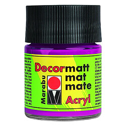 Marabu Peinture acrylique 'Decormatt', magenta, 50 ml, ()