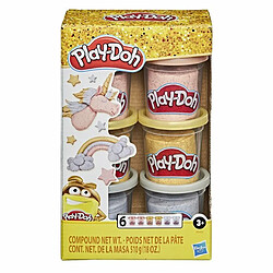 Ludendo Play-Doh - Collection de pâte métallique