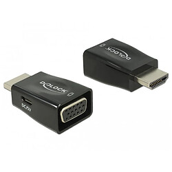 Adaptateur HDMI vers VGA DELOCK 65902 1920 px Noir