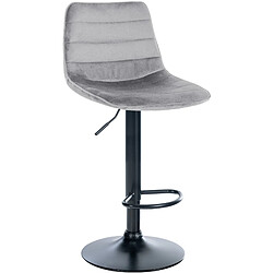 Non Tabouret de bar Lex velours noir