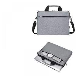 General Housse de transport pour ordinateur portable, sacoche de protection à 360 ° compatible avec Razer Blade Pro 17, ordinateur portable Lenovo Asus Acer Dell Hp avec bandoulière pour homme femme, étanche(gris)