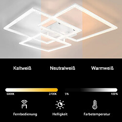 Acheter ZMH LED Plafonnier Whonzimmer Triple Design Crystal Indoor Light 82W