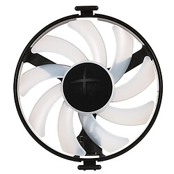 Avis Wewoo Ventilateur de refroidissement carte graphique GPU cartes graphiques VGA refroidisseur pour XFX RX470 RX480, avec la lumière bleue