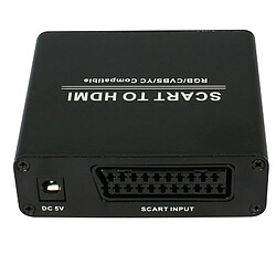 Acheter Wewoo Câble noir HDV-8D PÉRITEL vers HDMI 720P / 1080P Vidéo HD Convertisseur adaptateur Scaler Box