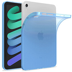 OKULI Transparent Étui Silicone Coque Housse Case Cover pour Apple iPad Air 4 (10.9) en Bleu