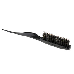 Avis Salon Coiffeur Peigne Cheveux Brosse Style Poignée En Plastique 3 Rangs Peigne Arrière