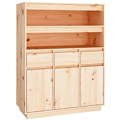 vidaXL Buffet haut 89x40x116,5 cm Bois massif de pin