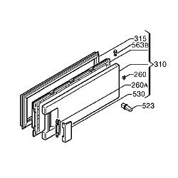 PORTILLON EVAPORATEUR COMPLET POUR REFRIGERATEUR ARTHUR MARTIN - 225165129