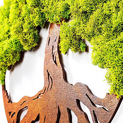 Acheter Hanah Home Décoration murale en bois et mousse Arbre 44 cm.