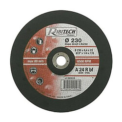 Ribimex Disque à ebarber acier 230 x 6,4 x 22,2