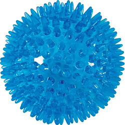 ZOLUX Jouet pour chien balle avec picots Pop 13 cm turquoise.