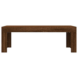 Acheter Maison Chic Table basse,Table Console Table d'appoint, Table pour salon chêne marron 102x50x36 cm bois d'ingénierie -MN52904