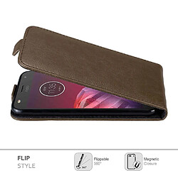 Avis Cadorabo Coque Motorola MOTO Z2 PLAY / Z2 FORCE Etui en Marron