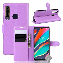 Htdmobiles Housse etui portefeuille pour Wiko View 3 Pro + film ecran - MAUVE