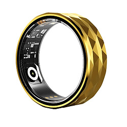 Bague Connectée Argentée Étanche Suivi Santé Modes Sport Bluetooth 5.3 Or YONIS