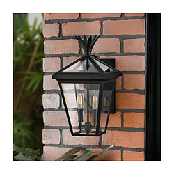 Avis Elstead Lighting Applique murale extérieur Palma Aluminium,verre transparent Noir