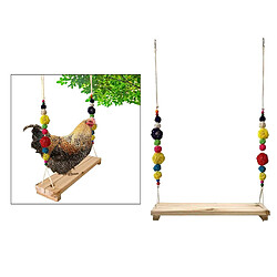 Acheter 2x Poulet Swing Perch Stand Drôle Poulet Coq Poules Grands Oiseaux Pinsons