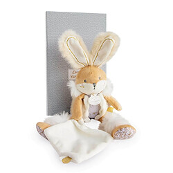 Doudou pantin Lapin de sucre Blanc - Doudou et compagnie