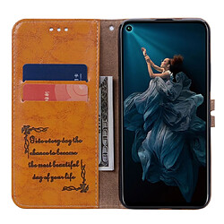 Acheter Wewoo Housse Coque Business Style Oil Wax Texture en cuir à rabat horizontal pour Huawei Honor 20 Proavec support et fentes cartes et portefeuille marron