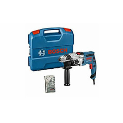 Bosch Perceuse-visseuse à Percussion GSB 20-2 Set (850 W, Régime à Vide 3000 tr/min, avec Set d'Accessoires, dans une L-Case)