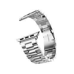 YP Select Bracelet de montre, bracelet de montre-bracelet de remplacement en acier inoxydable pour montre Apple Watch série 4 Argenté 40mm