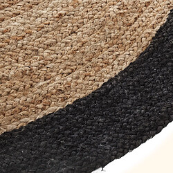 Avis Atmosphera, Createur D'Interieur Tapis rond en jute Scandi - Diam. 120 cm - Noir