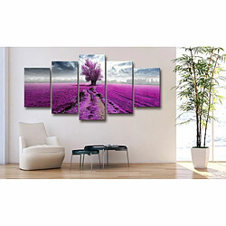 Paris Prix Tableau Imprimé Purple Land 100 x 200 cm