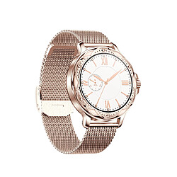 Acheter INF Montre intelligente avec fréquence cardiaque, podomètre, calories, étanche IP67 PinkGold