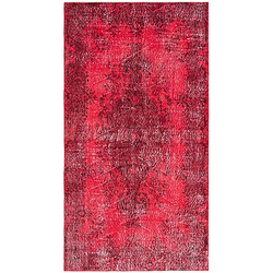 Vidal Tapis de laine 213x114 rouge Ultra Vintage