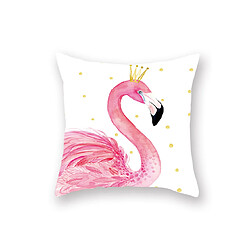 P62 3pcs 45 * 45cm Aquarelle Flamingo motif de linge de linge d'oreiller imprimé oreiller coussin coussin coussin décoration de la maison