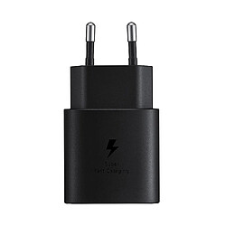 Chargeur Secteur USB-C Samsung Original 25W Câble USB-C Power Delivery 3.0 Noir