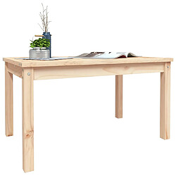 Avis vidaXL Table de jardin 82,5x50,5x45 cm bois massif de pin