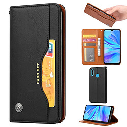 Etui en PU auto-absorbé noir pour votre Huawei Y7p/P40 lite E/Honor 9C