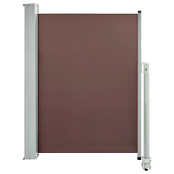 vidaXL Auvent latéral rétractable de patio 100x300 cm Marron