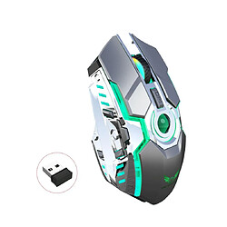 Yonis Souris Sans Fil RGB 2400DPI Rechargeable