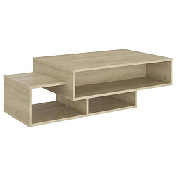 Maison Chic Table basse,Table Console Table d'appoint, Table pour salon Chêne sonoma 105x55x32 cm Aggloméré -MN31020