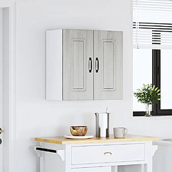 Avis vidaXL Armoire murale de cuisine Kalmar sonoma gris bois d'ingénierie