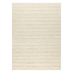 RUGSX Tapis en laine TAHAR 99002B crème - TISSÉ MAIN boucle, Lignes 120x180 cm