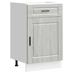 vidaXL Armoire de cuisine Porto sonoma gris bois d'ingénierie