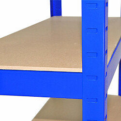 Acheter Monstershop 10 x Monster Racking T-Rax Rayonnage Étagère Robuste, Bleu, 75cm L, 30cm P