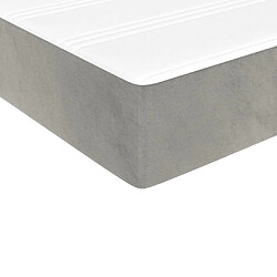 Acheter Maison Chic Matelas de lit à ressorts ensachés, Matelas doux Gris clair 100x200x20 cm -GKD32379