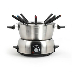 Livoo Appareil à fondue électrique INOX 8 Personnes 1L8 en acier inoxydable