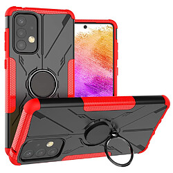 Coque en TPU anti-chocs avec béquille pour votre Samsung Galaxy A73 5G - rouge