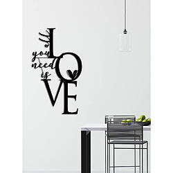 Acheter EPIKASA Décoration Murale en Métal All you need is Love