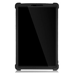 Coque en silicone souple avec béquille coulissante noir pour votre Lenovo Tab M10 HD Gen 2 TB-X306