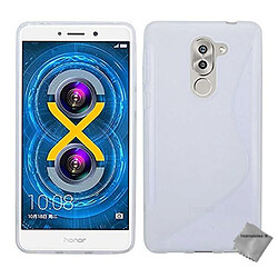 Htdmobiles Coque silicone gel fine pour Huawei Honor 6X + film ecran - TRANSPARENT