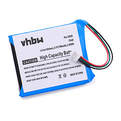 vhbw Batterie 700mAh (3.7V) pour casque écouteurs Logitech Gaming Wireless Headset F540, G930, 981-000257 comme 533-000074.