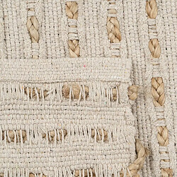 BigBuy Home Tapis Blanc Naturel 70 % coton 30 % Jute 160 x 230 cm pas cher