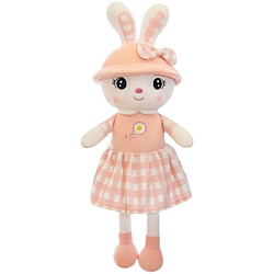 Universal 50cm Lapin Peluche Super Soft Sleeping Oreiller Cadeau de Noël Livraison gratuite | Oreiller de luxe (rose)