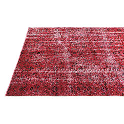 Avis Vidal Tapis de laine 251x142 rouge Ultra Vintage